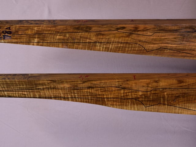 Left side of MPR 78A & 78B stockwood blank