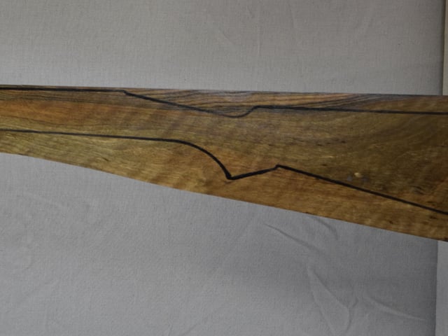 Left side of TTD 025 stockwood blank