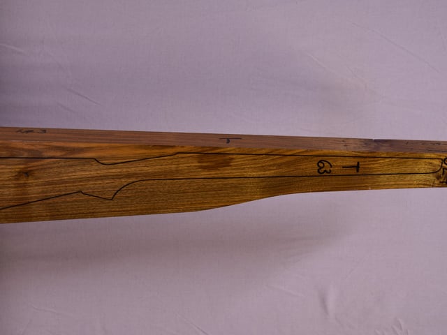 Right side of NR024 stockwood blank