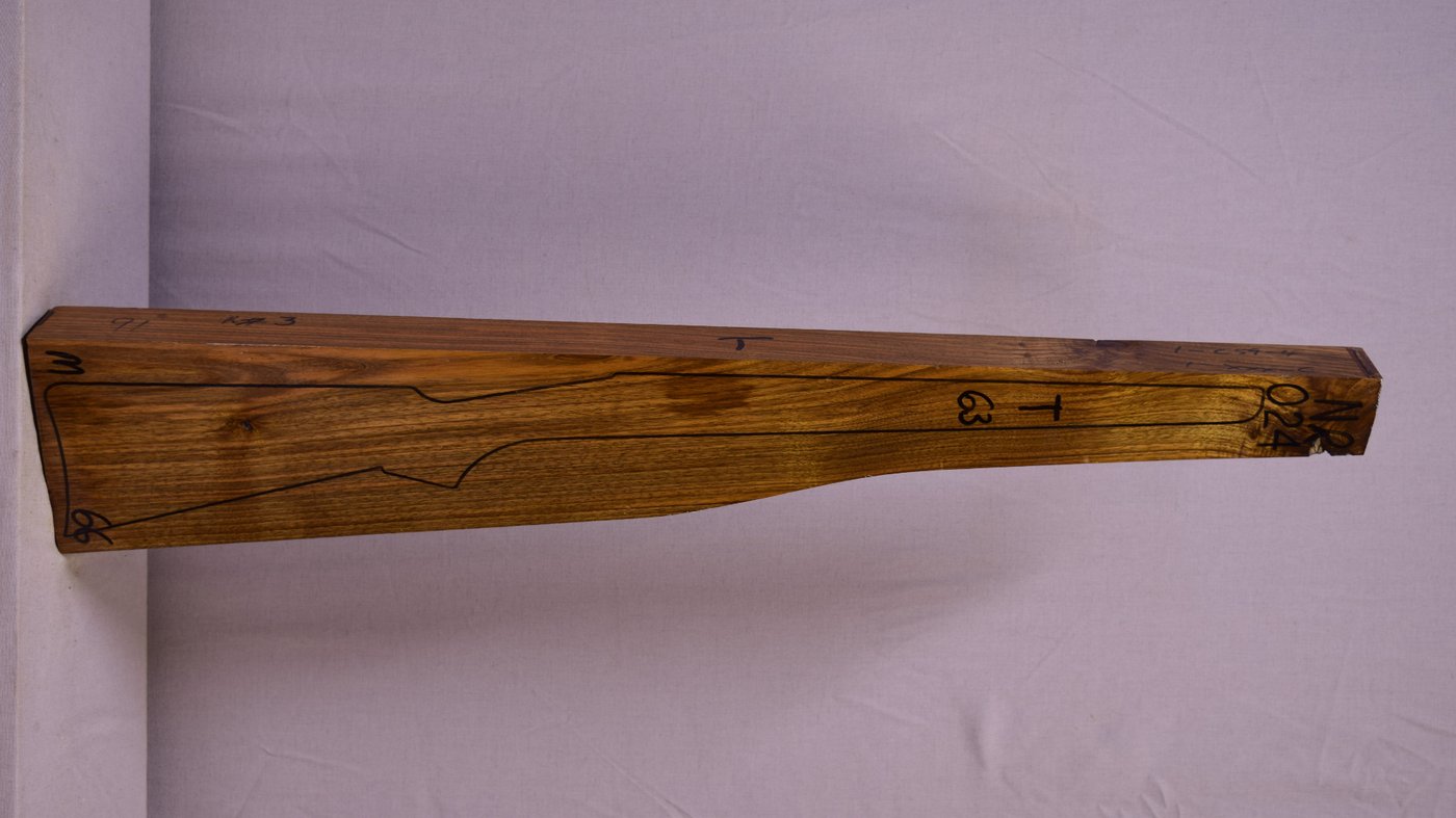 Right side of NR024 stockwood blank