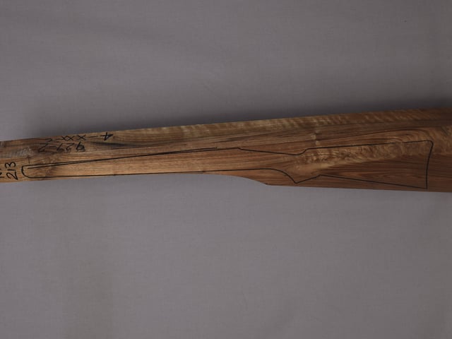 Left side of NR 213 stockwood blank
