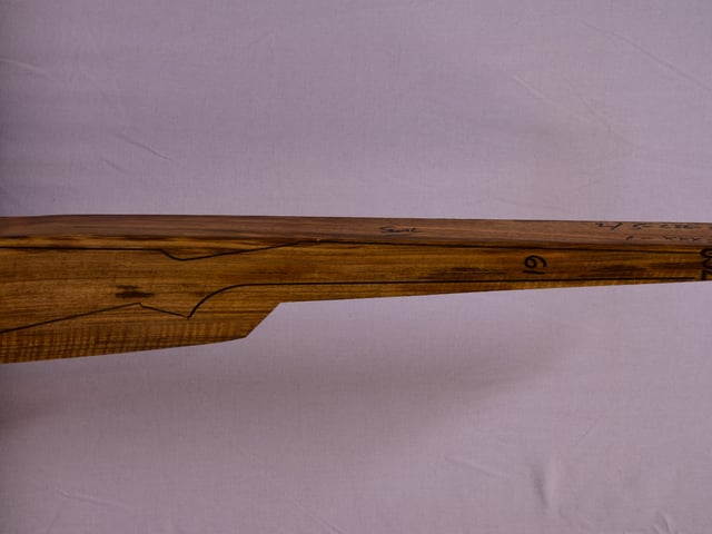 Right side of NR052 stockwood blank