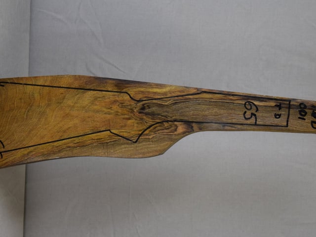 Right side of TTD 001 stockwood blank