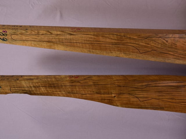 Left side of MPR 68A & 68B stockwood blank