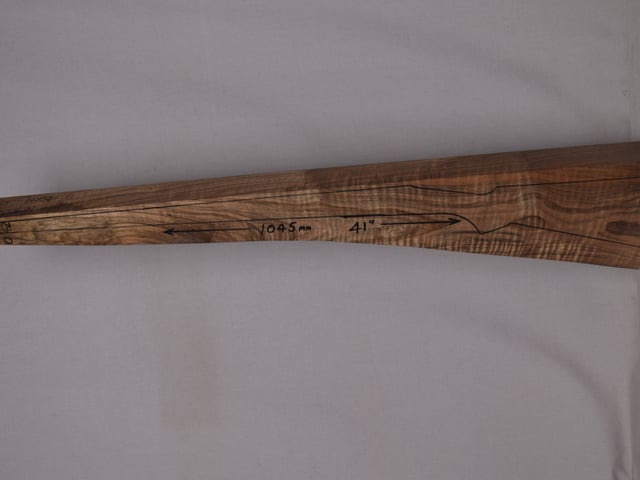Left side of EXHM 42 stockwood blank