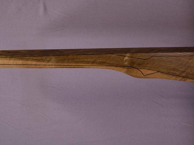 Left side of NR086 stockwood blank