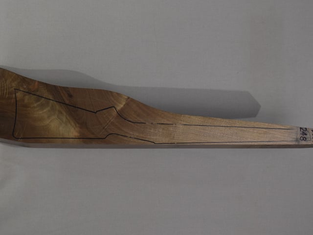 Left side of NR 248 stockwood blank