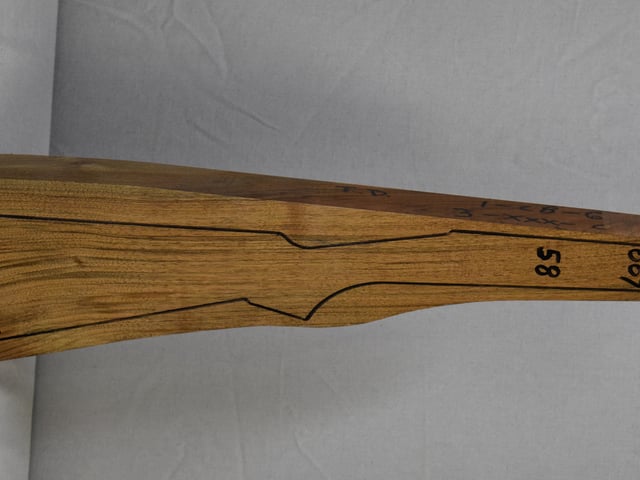 Right side of VTD 007 stockwood blank