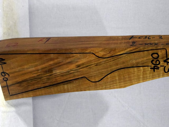 Right side of VS 094 stockwood blank