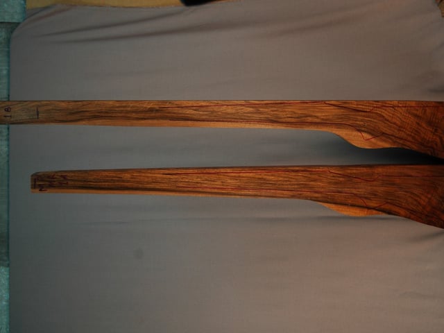 Left side of MPMR 1A & 1B stockwood blank