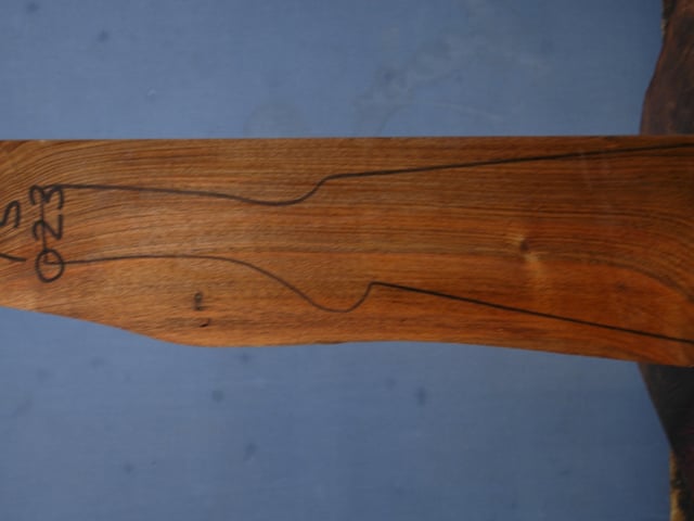 Left side of TS 023 stockwood blank
