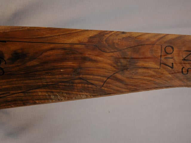 Right side of NS 017 stockwood blank