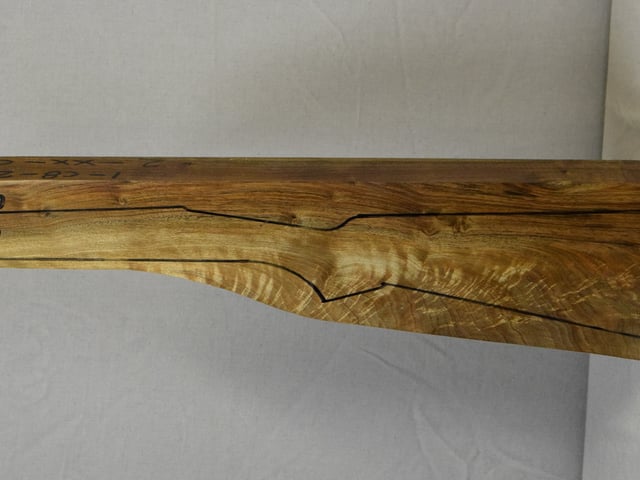Left side of VTD 008 stockwood blank