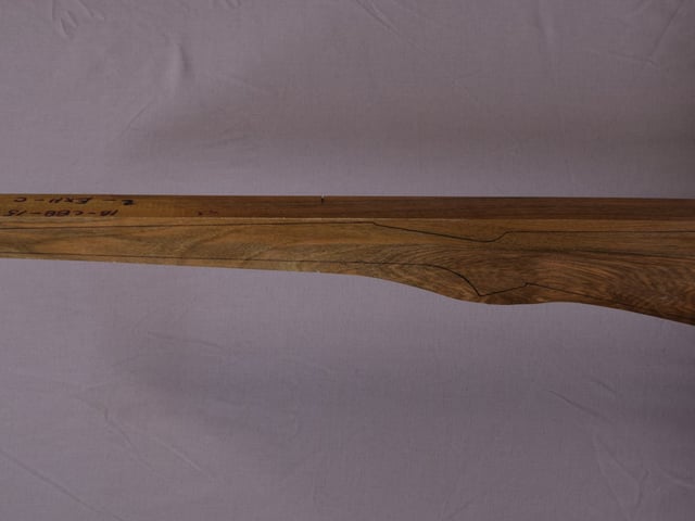 Left side of Qr 178 stockwood blank