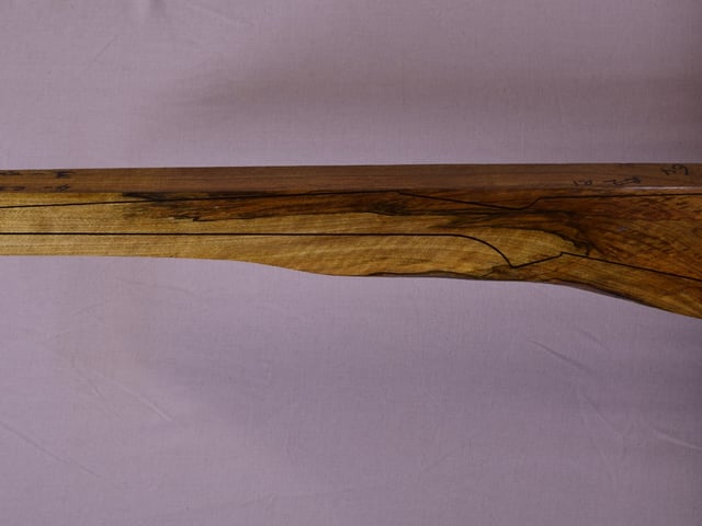 Left side of VR080 stockwood blank