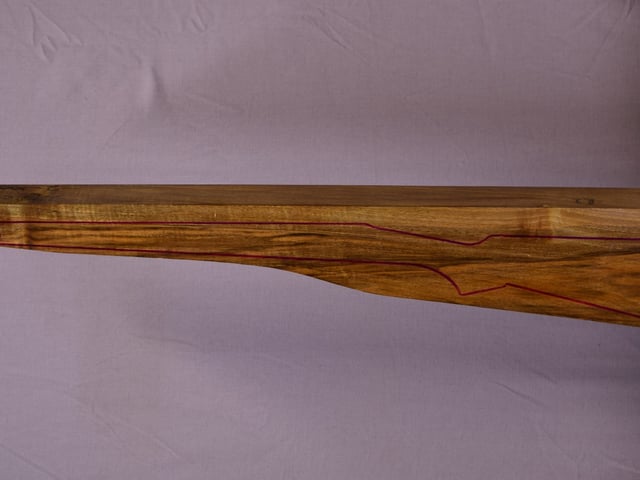 Left side of QR010 stockwood blank