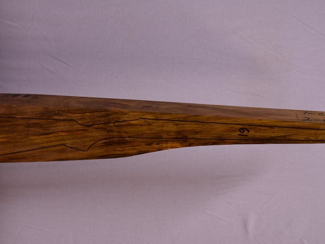 Right side of VR070 stockwood blank