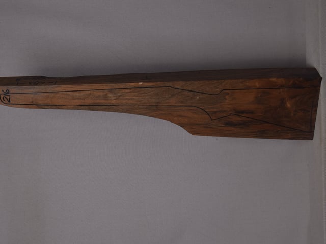 Left side of NR 216 stockwood blank