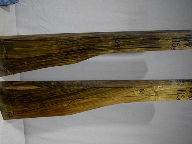 Right side of MPR 115A & 115B stockwood blank