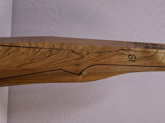 Right side of TD 050 stockwood blank