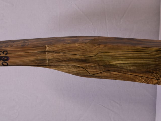 Left side of TD 003 stockwood blank