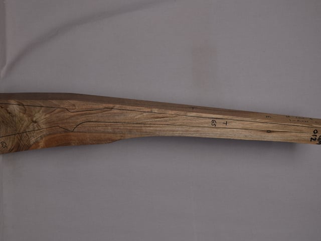 Right side of QM 012 stockwood blank