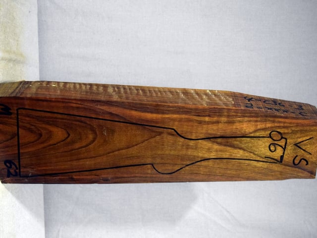 Right side of VS 067 stockwood blank