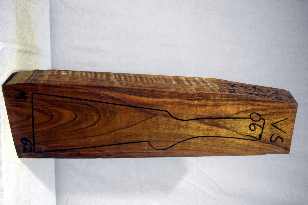 Right side of VS 067 stockwood blank