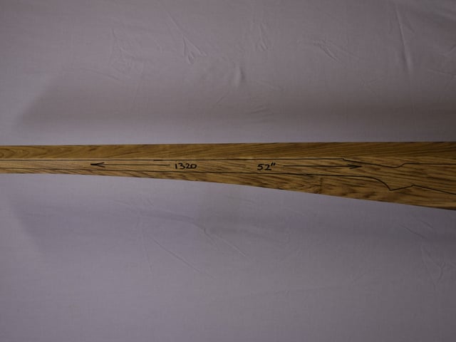 Left side of QM 010 stockwood blank