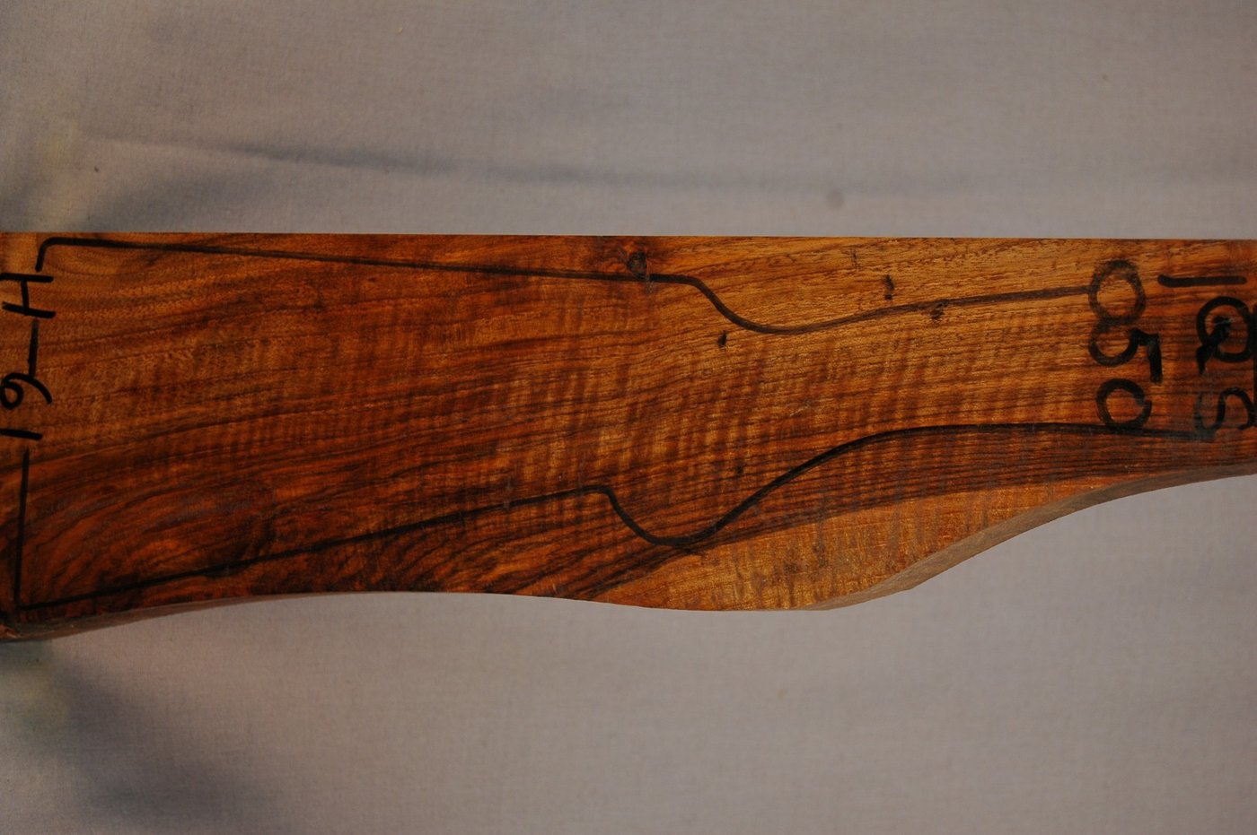 Right side of QS 050 stockwood blank