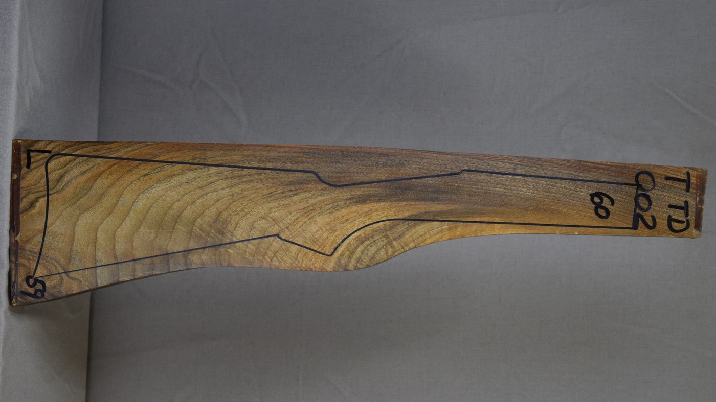 Right side of TTD 002 stockwood blank