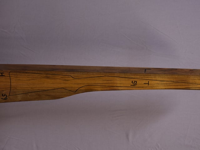 Right side of NR 133 stockwood blank