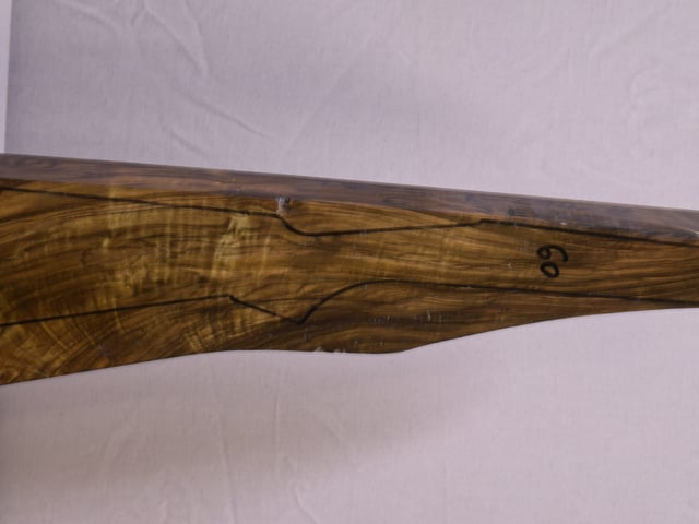 Right side of TD 025 stockwood blank