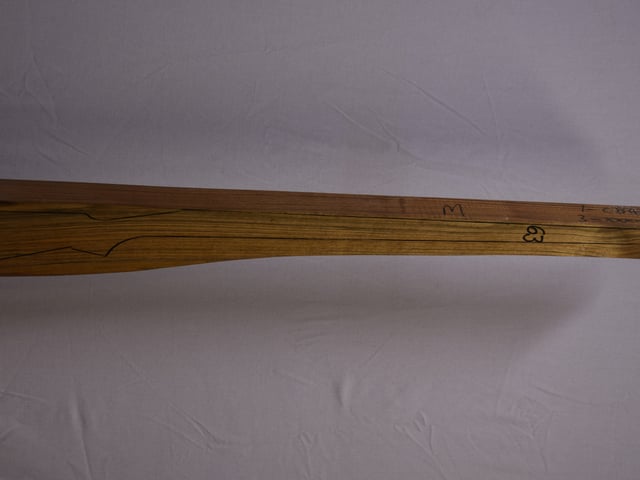 Right side of QM 001 stockwood blank