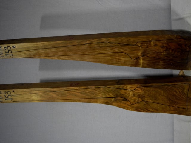 Left side of 153A & 153B stockwood blank