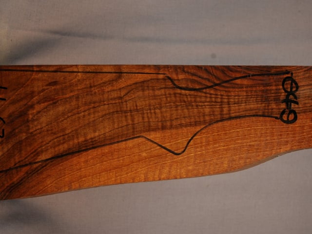 Right side of QS 049 stockwood blank