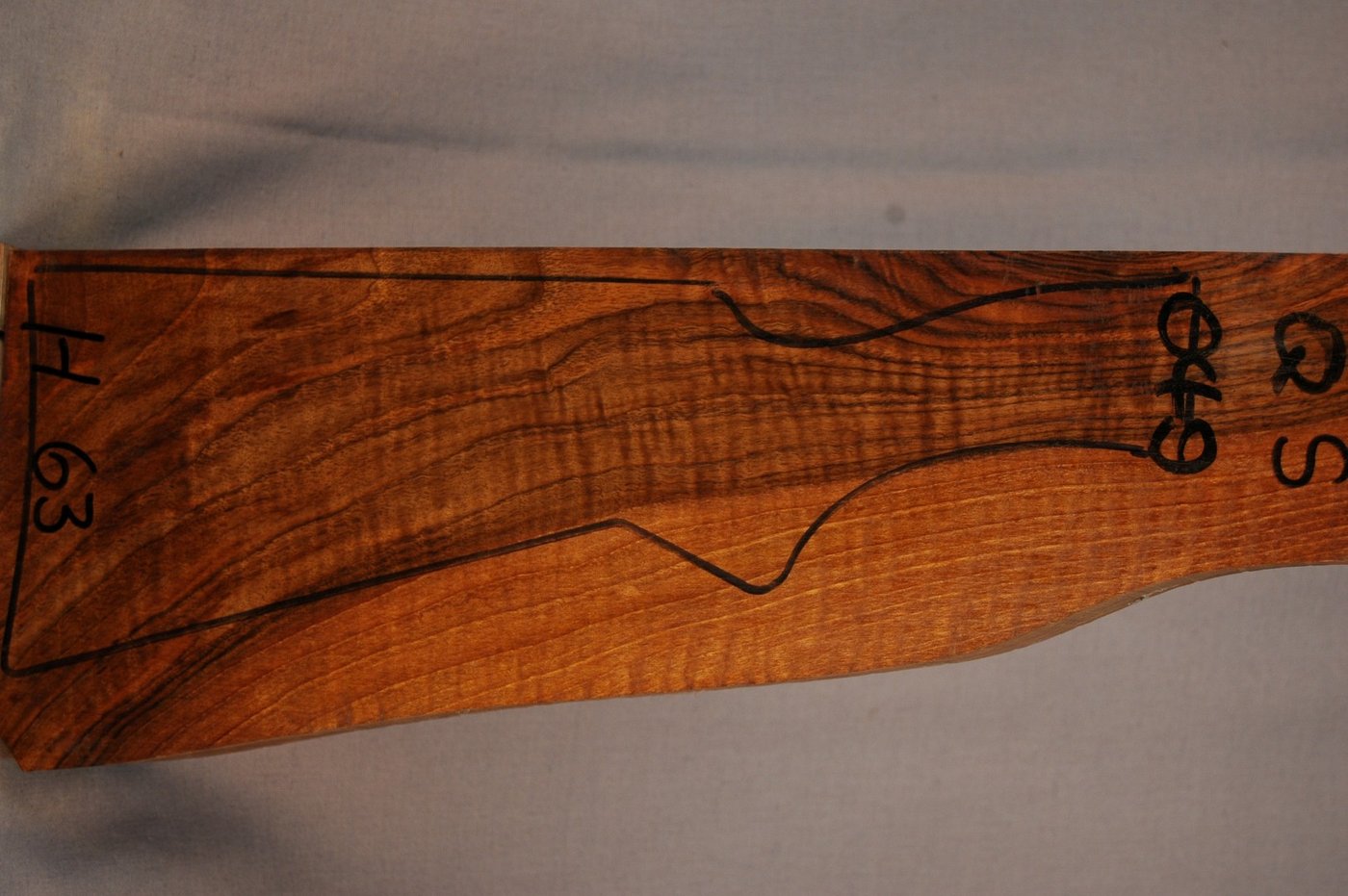 Right side of QS 049 stockwood blank