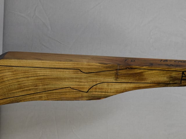 Right side of NTD 011 stockwood blank