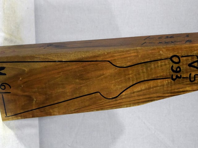 Right side of VS 093 stockwood blank
