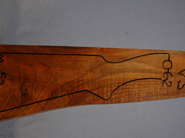 Right side of VS 062 stockwood blank