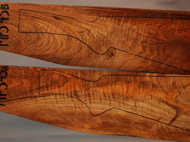 Left side of MPS 45A & 45B stockwood blank