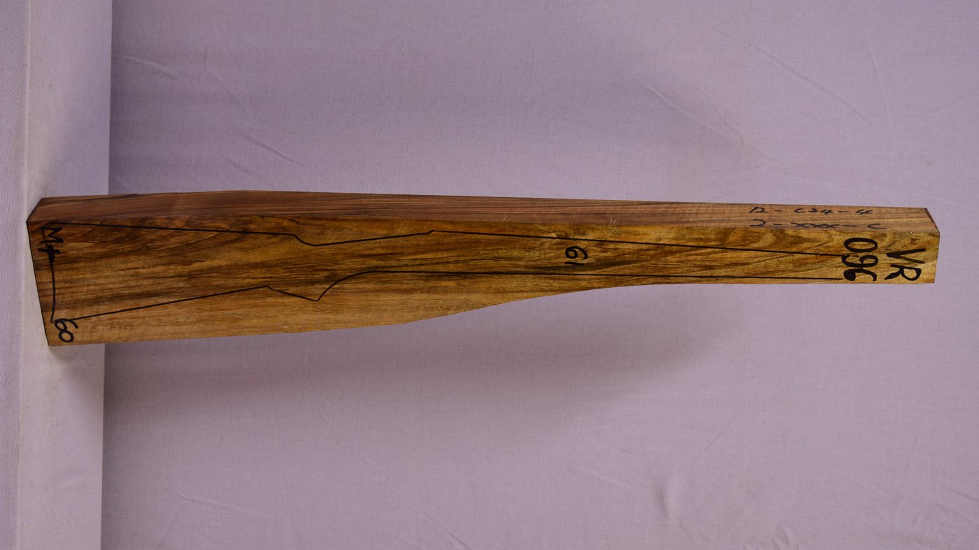 Right side of VR096 stockwood blank