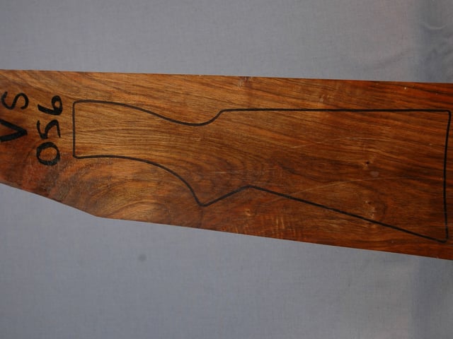 Left side of VS 056 stockwood blank