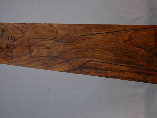 Left side of VS 059 stockwood blank