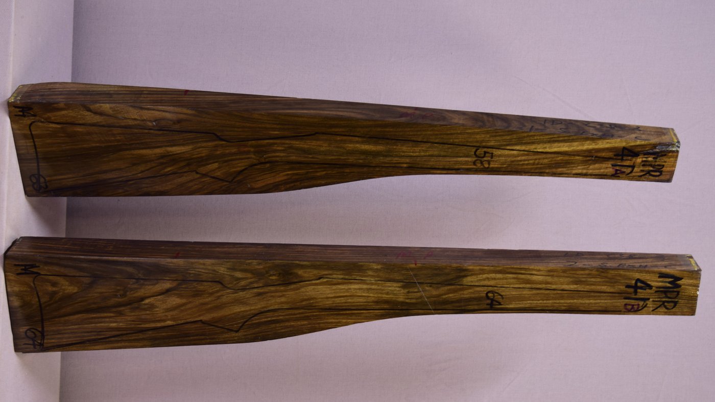 Right side of MPR 41A & 41B stockwood blank