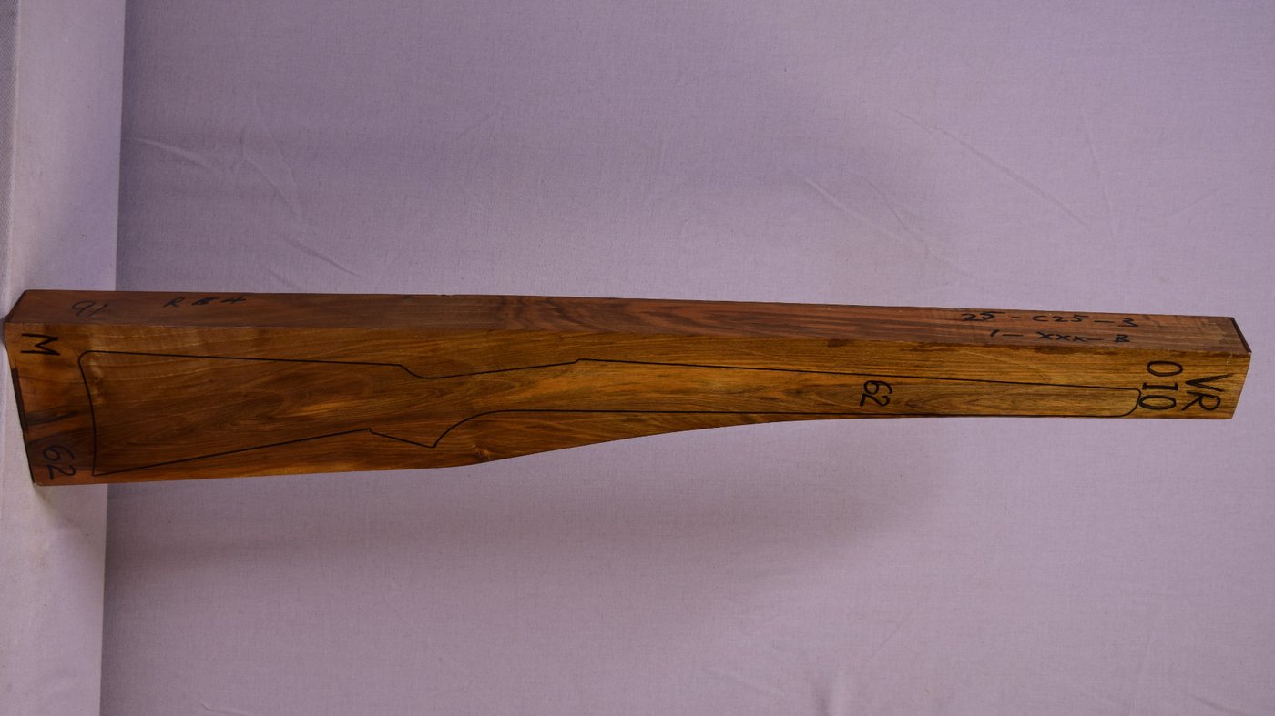 Right side of VR010 stockwood blank