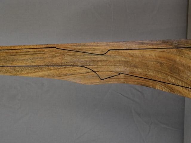 Left side of TTD 011 stockwood blank