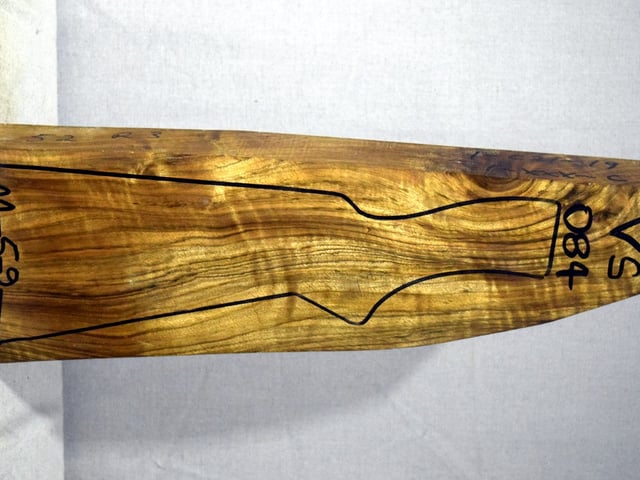 Right side of VS 084 stockwood blank
