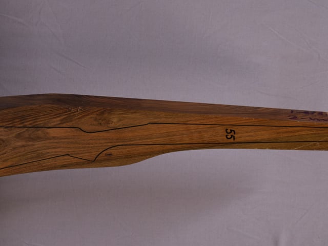 Right side of NR 144 stockwood blank