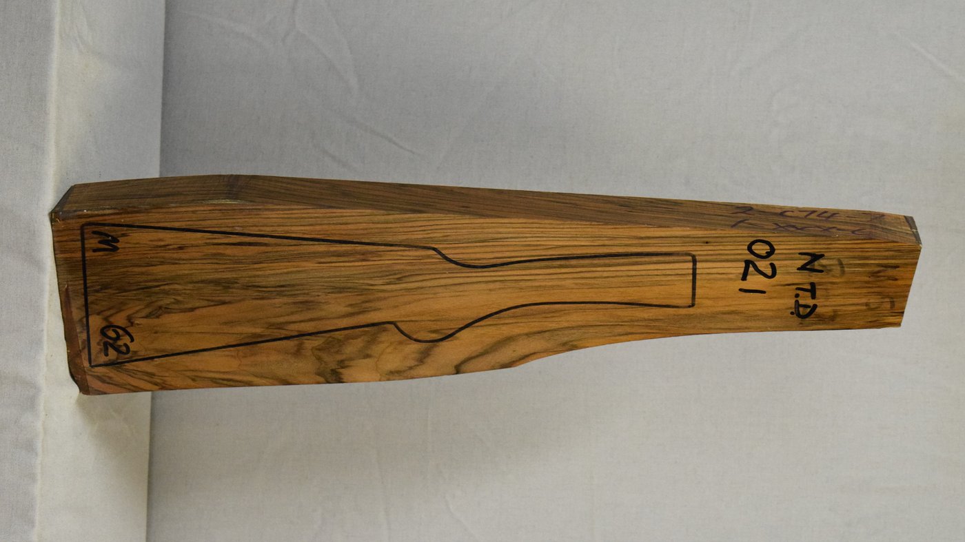 Right side of NTD 021 stockwood blank